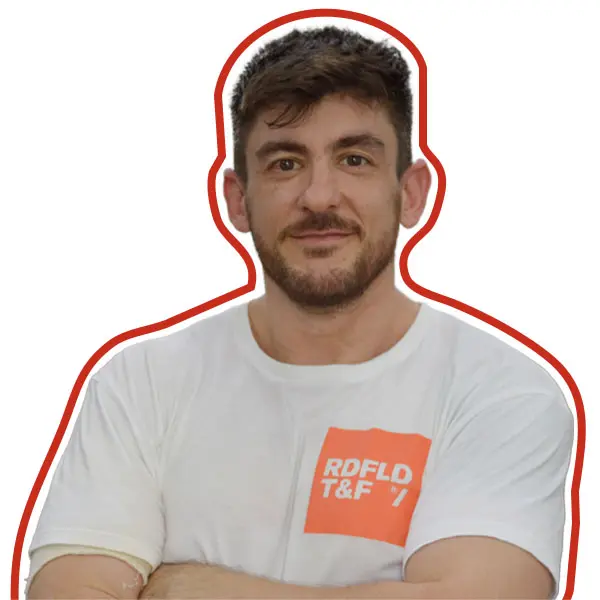 Portrait of Manel, coach at Redfield T&F