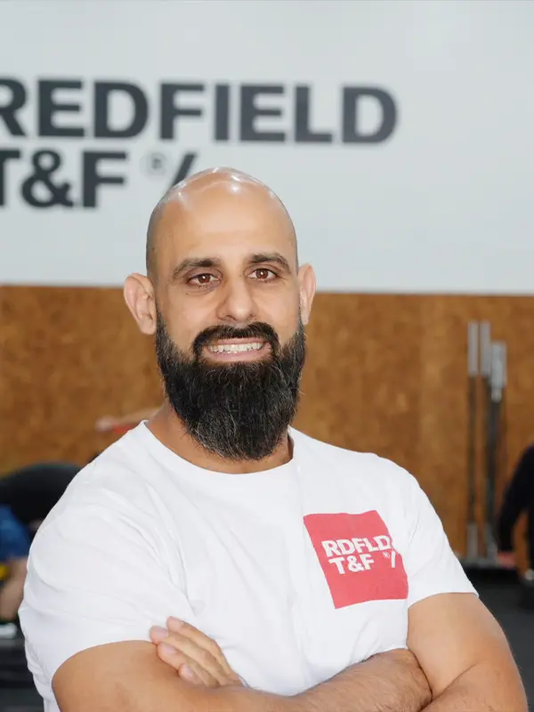 Manual therapy and sports massage session at Redfield T&F